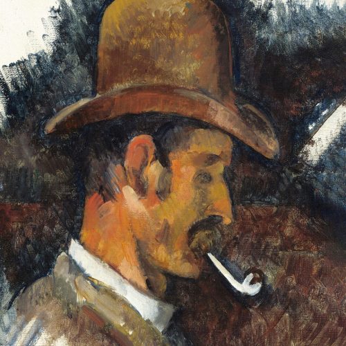 Man with Pipe Cézanne wall art
